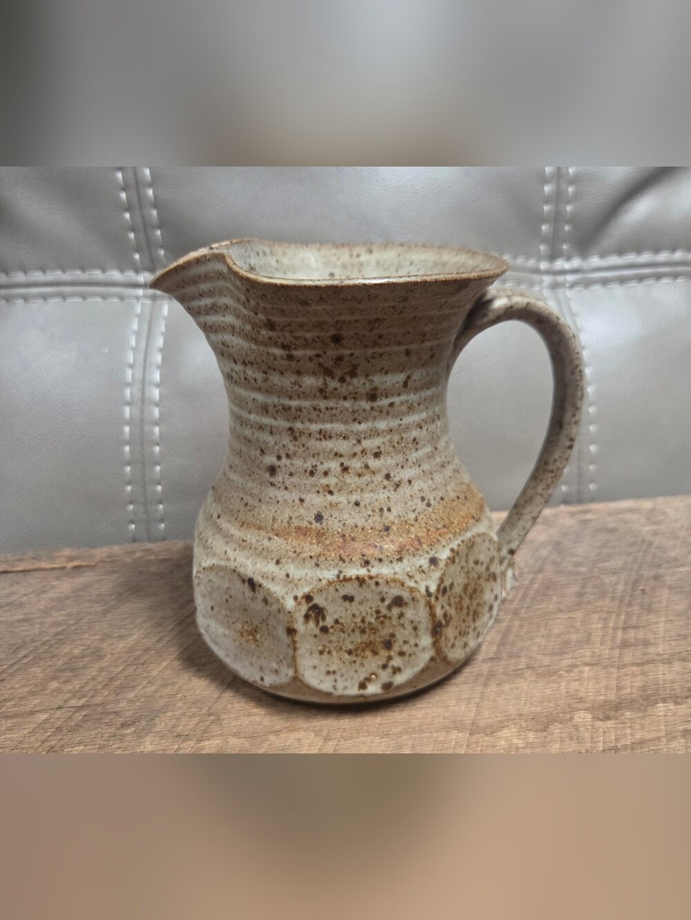 Rare Early 1980 George Blair Studio Pottery Stoneware Pitcher Signed ~ Vintage